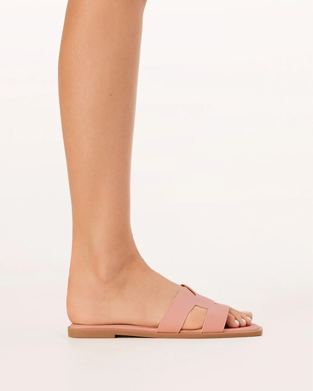 GORDY - DUSTY ROSE SAFFIANO SHINE