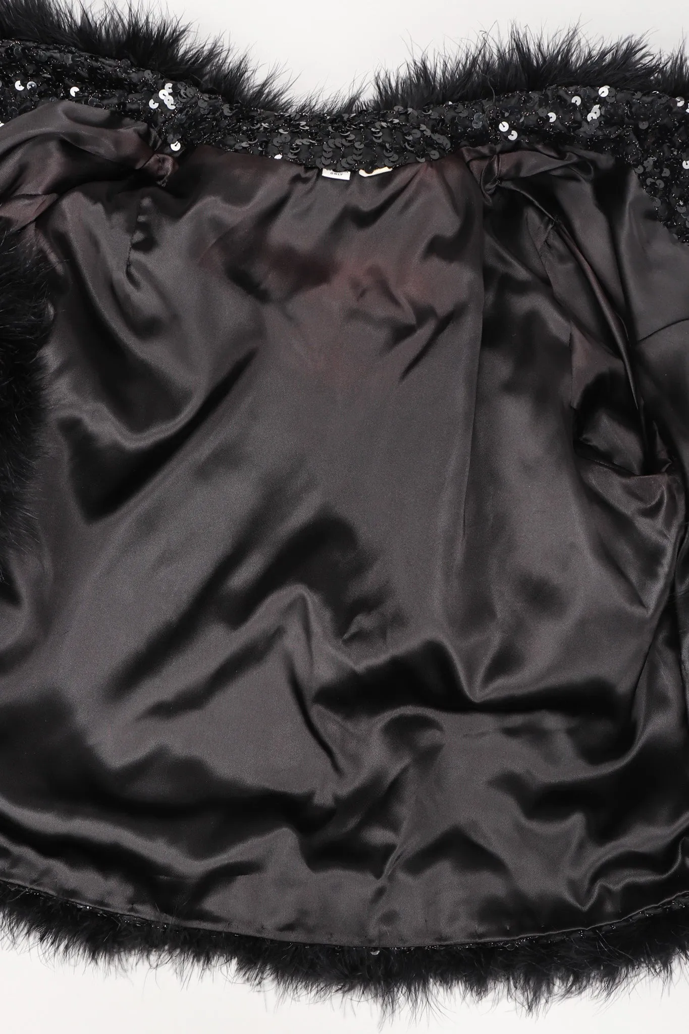 Marabou Sequin Jacket