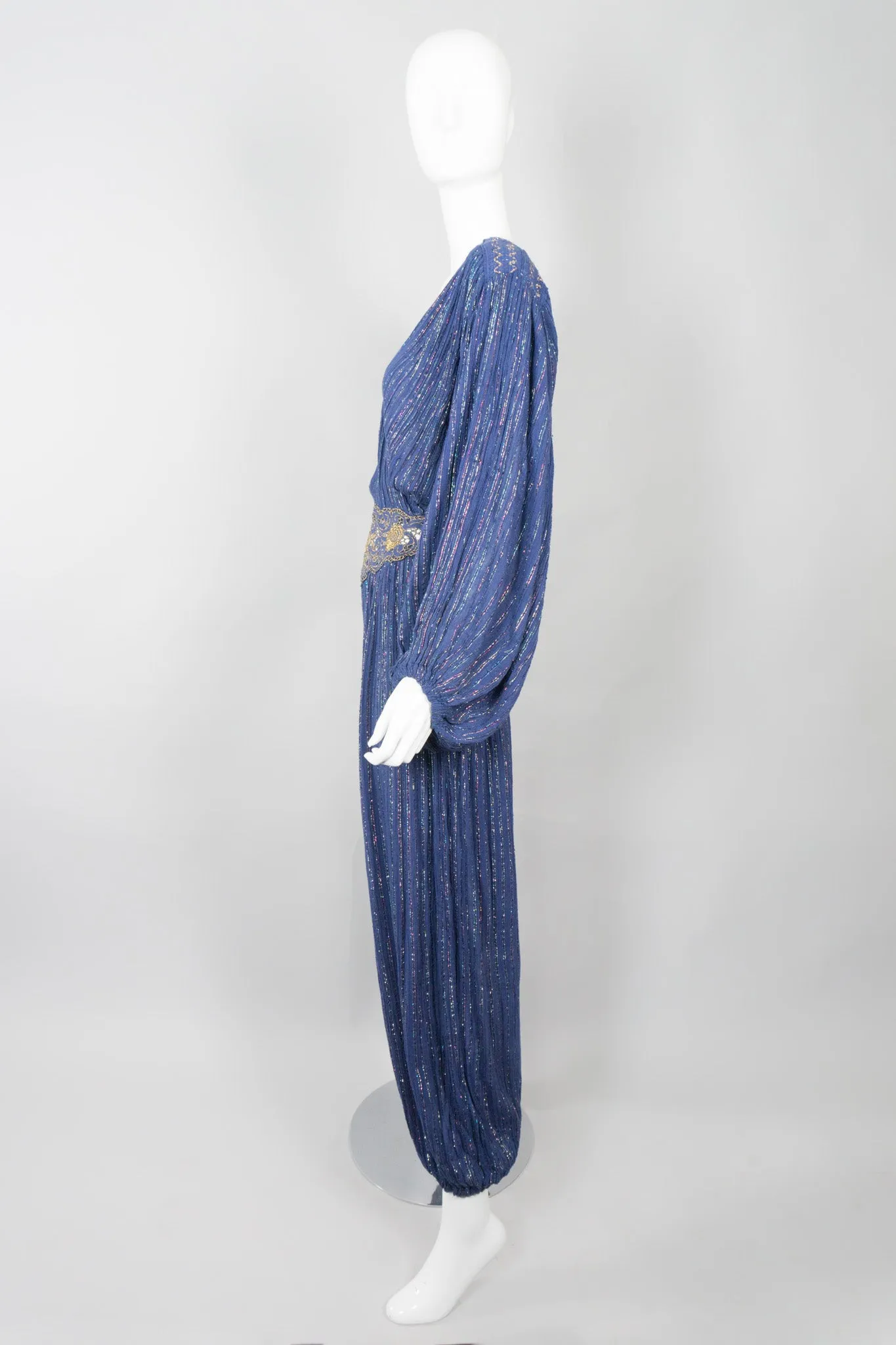 Metallic Rainbow Harem Jumpsuit