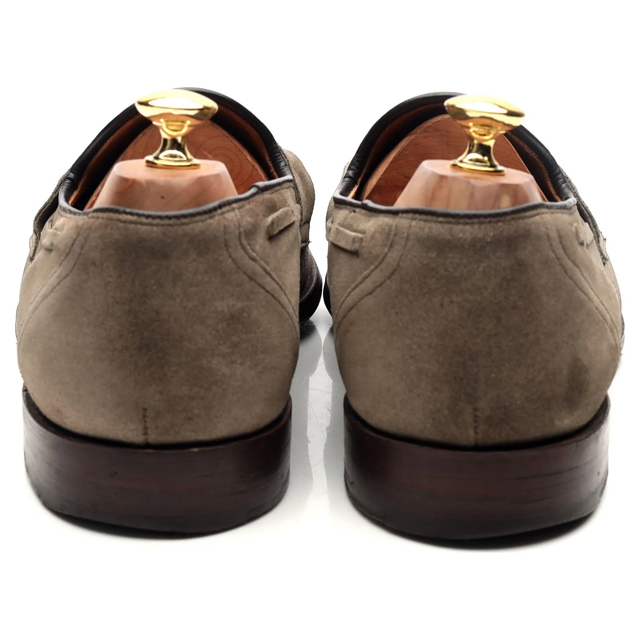 'Widnes' Stone Suede Loafers UK 9.5 G
